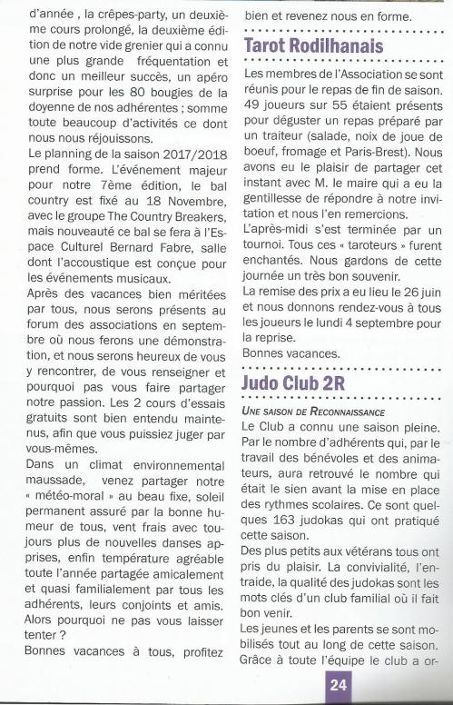 Le rodilhanais juillet 2017 page 2